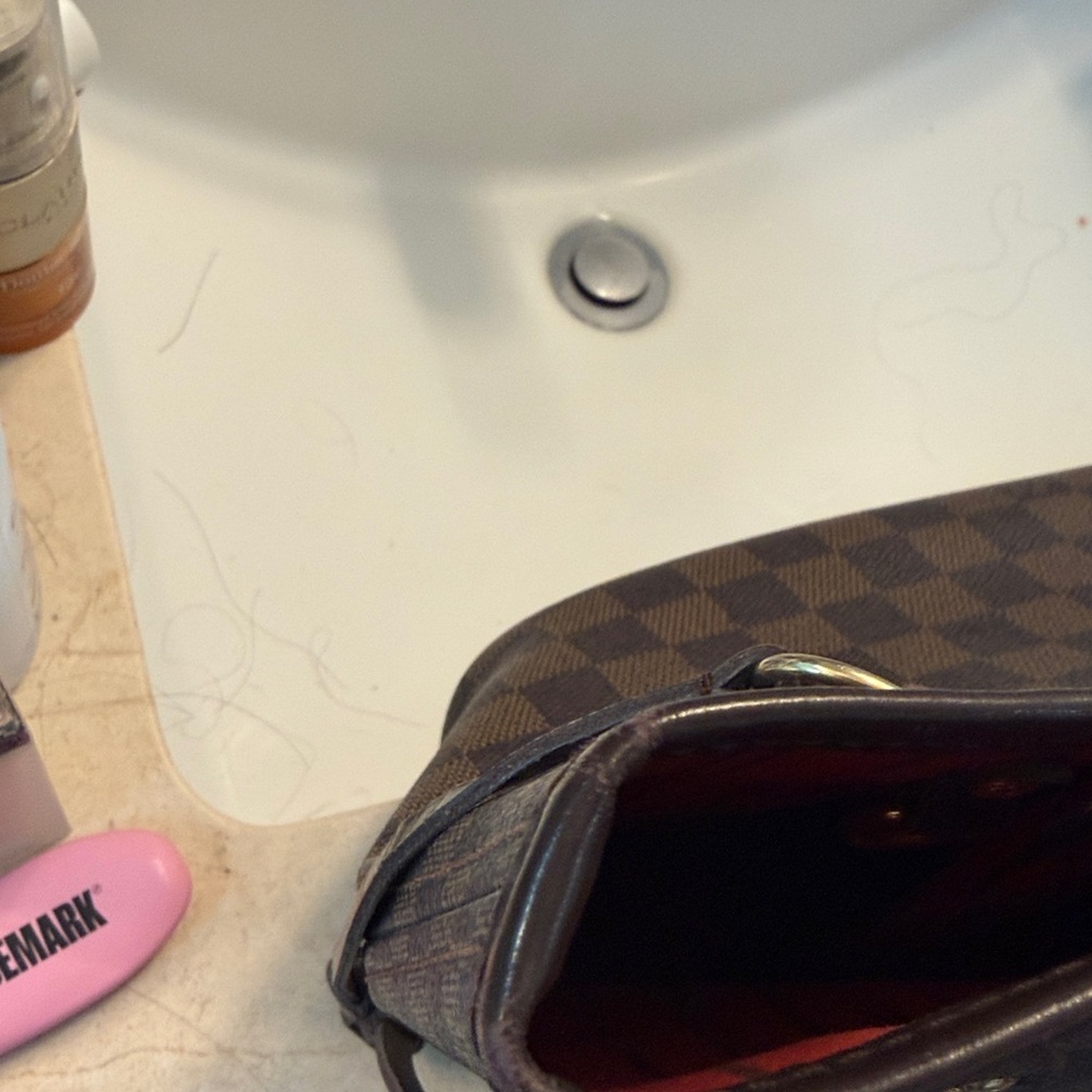 Louis Vuitton Black and Brown Checkered Tote - Picture 13 of 16